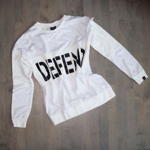 DEFEND PARIS Jersey Round Neck Sweater